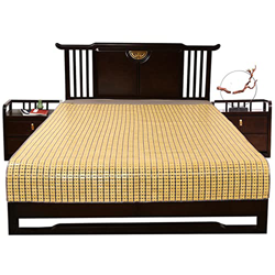 Colchón Ratán Colchón Refrigeración Plegable a Doble Cara Colchón Seda Hielo para Dormitorio Doble Estudiante Almohadilla Dormir,180 * 200cm en oferta