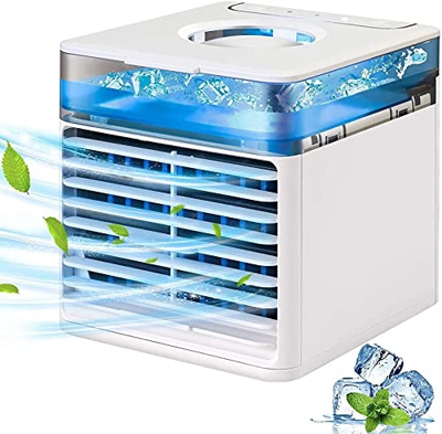 YANRU Aire Acondicionado PortáTil - El Ahorro De EnergíA Aires Acondicionados Portatiles Mini - Utilice Solo Agua Limpia Air Conditioner Portable - Of