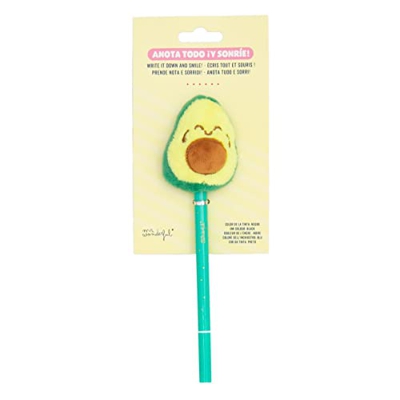 Bolígrafo Con Peluche - Aguacate - Mr. Wonderful