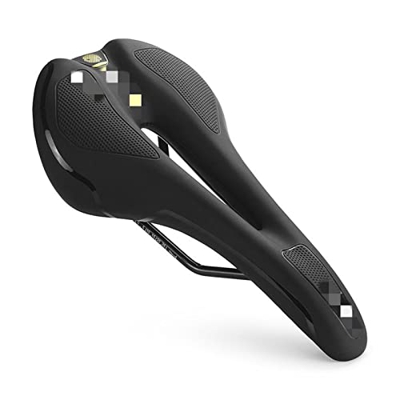 DSFHKUYB LINGJ Shop Cycling Saddle Hollow Hollow Middle Hole Respirable Continuo Asiento cómodo al Aire Libre Sports Road Mountain Bike Cushion Compat