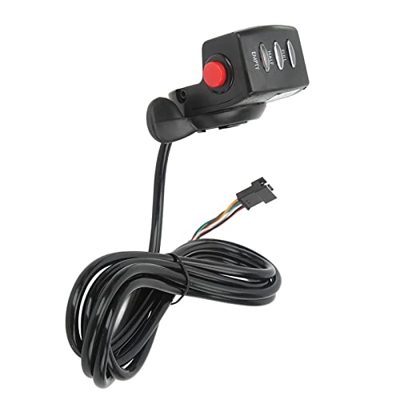 Aoutecen Acelerador de Bicicleta Eléctrica, Acelerador de Pulgar Resistente Y Duradero para Bicicleta Eléctrica, ABS Premium para Reparación(#1)