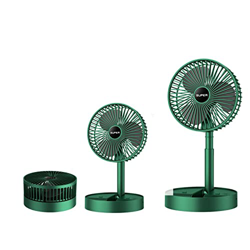 Ventilador de pie portátil Ventilador de Mesa Plegable y telescópico Recargable 3 velocidades Ventiladores pequeños de Escritorio silenciosos para el  características