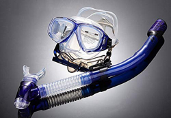 Full Dry Snorkel Buceo Equipo de buceo HD Antivaho Natación Equipo de esnórquel Protección de la nariz Máscara de esnórquel Máscara de buceo Natación  en oferta