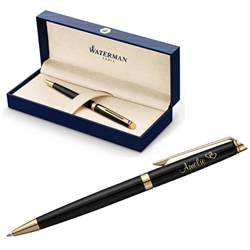 Waterman Hémisphère - Bolígrafo con grabado | Regalo para hombre y mujer | Inspirado en la moda parisina | Personalizado | Grabado | Tinta Azul (Lack  precio