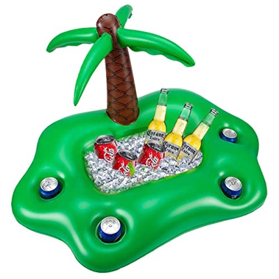 Soporte para Bebidas, Piscina Hinchable, 95 x 55 x 55 cm, 12 Unidades