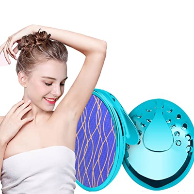 Depiladora, Borrador de Pelo de Cristal, Magic Crystal Hair Remover, Nano Cristal sin Dolor, Herramienta de eliminación del Vello Dolor, Puede Lavar y