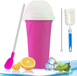 Magic Slushy Maker Squeeze Cup Slushie Maker exprimible, Shake Maker Refriando Copa congelada Squeeze Homemado Bricolaje Fabricante de helados de lech características