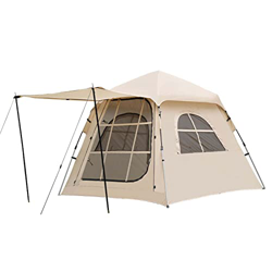 SmallDimple Tienda Campaña Acampar Al Aire Libre Apertura Rápida Automática Tienda Campaña 3-4 Personas Mochila Portátil Fácil Adecuada Viajes Protecc en oferta