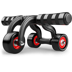 FMOPQ Rueda de Rodillo para Ejercicio dominante, Rodillo Plegable automático de 3 Ruedas para Mujeres y Hombres, Rueda de Entrenamiento Muscular domin en oferta