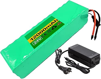 stdpcxz 24V 12Ah Li-Ion Batería E-Bike 25.4V 12000Mah 6S4P Batería De Litio para 100W 200W 250W Monociclo Eléctrico De Auto Equilibrio Scooter con Car