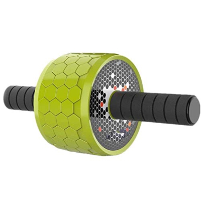 FMOPQ Dominis Muscle Wheel - Deportes dominis Rueda de Ejercicios dominal Muscle Rollers dominal Entrenamiento Yoga Fitness Studio Color Verde