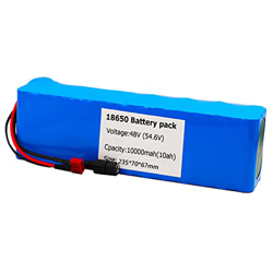 IVIWCLOP Batería Ebike De 48V 12000mAh Paquete Batería Litio 12Ah 13S4P Batería Iones Litio a Prueba Agua Batería De Litio para Bicicletas con Cargado en oferta