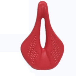 BAIHOGI 2020 Nuevo PU+Carbon Fiber Saddle Road MTB Montaña Bicicleta Asiento for Bicicletas for Hombres Ciclos Cushion Trail Comfort Races Blanco Rojo en oferta