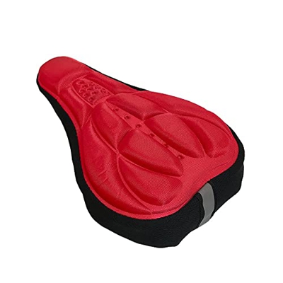 BAIHOGI Bicicleta de montaña 3D Cubierta de Silla Gruesa Transpirable súper Suave Asiento de Bicicleta cojín Silicona Esponja Gel for Bicicleta Acceso