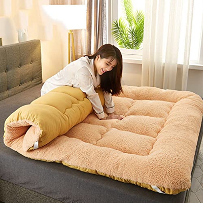 YIbing Colchón, Japonés Futón Colchón Tatami, 10cm Gruesa Colchón De Suelo para Adultos, Colchon de Plegable, Colchón De Futón Japonés, Sofá Cama con 