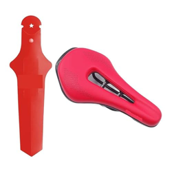 BAIHOGI Silla de Silla for Carretera MTB Ciclo Asiento de Bicicleta Asiento de montaña timetrial sillín sillín sillin Bicicleta Parcial (Color : Red) precio