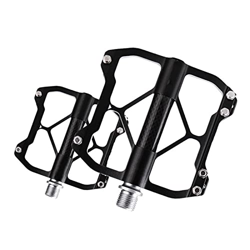 pedal de bicicleta 1 par de pedales de bicicleta de aleación de aluminio Universal Fashion Road Bicycle Foot Pegs Sealed Axle 3 Bearing Pedales antide en oferta
