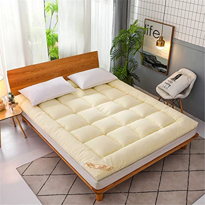 YIbing Colchones Futón, Colchón De Piso Japonés Acolchado, 10cm Almohada Dormir Extra Gruesa, Colchón De Piso Colchón Tatami Plegable Colchón De Acamp