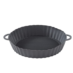 ZELDUO 1 pieza de freidora de aire de silicona para hornear sartén de silicona para cocinar alimentos deliciosos características