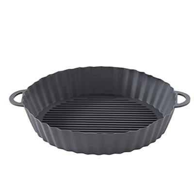 ZELDUO 1 pieza de freidora de aire de silicona para hornear sartén de silicona para cocinar alimentos deliciosos