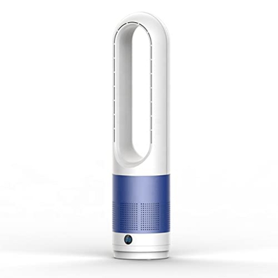 Ventilador de torre oscilante de 18 pulgadas, ventilador de escritorio portátil con botones táctiles, 8 velocidades y temporizadores de 8 horas, venti