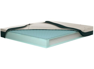 Veradea – Colchón de muelles ensacados híbrido con 28 zonas diferenciadas para un soporte personalizado, máxima adaptabilidad, 25 cm de altura (160 x 