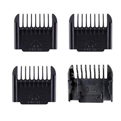 Toranysadecegumy Accesorios eléctricos para cortadora, 4 piezas de corte recortadora límite de peine guía de tamaño accesorio de peluquero (1 mm, 1 mm