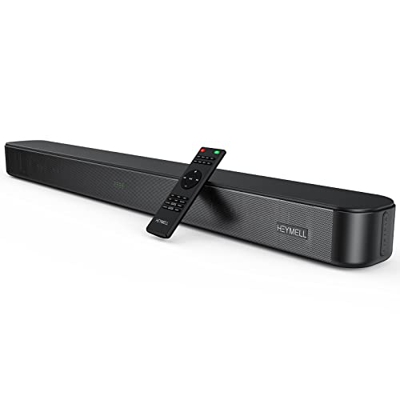110 W Soundbar Sonno fácil ruido blanco/blanco Noise, sonido muy claro sin ruido, 125 dB Altavoces TV,Audio envolvente 3D, Heymell Soundbar Bluetooth 