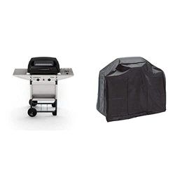 Campingaz Expert Deluxe Barbacoa gas piedra volcanica, parrilla gas con dos quemadores compactos y quemador lateral + Grill Chef Series - Funda protec precio