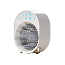 N/A Ventilador USB Portátil Aire Acondicionado Mini Aire Acondicionado Multifunción Humidificador Escritorio Tipo Enfriador de aire Para Oficina Y Uso en oferta