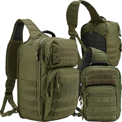 Brandit US Cooper Sling Assault Pack One Strap - Mochila, verde oliva, Large - 22 Liter precio
