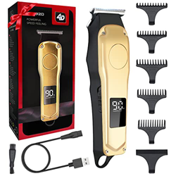 Maquina Cortar Pelo Profesional, CIBITA Cortapelos Electrica Hombre, Recortadora de Barba Sin Cable, Cortadora de Pelo para Familias Peluqueros/ USB R precio