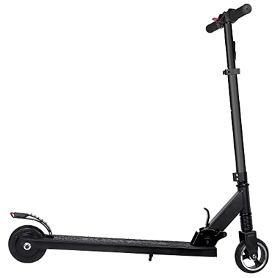 Patinete eléctrico ajustable, 5 pulgadas con tres modos de velocidad, 250 W Motor potente, batería de autonomía 15 km Carga máxima 100 kg