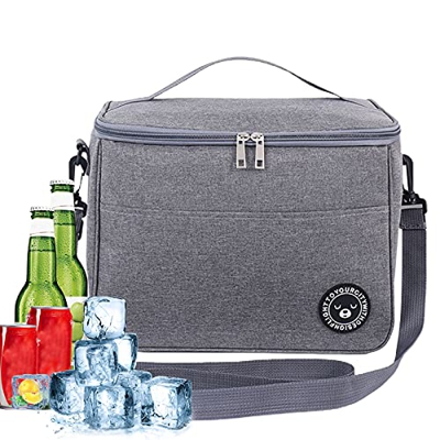 TOPPLAYER Térmica Plegable Bolso, Bolsa isotérmica Grande, Bolsa Nevera Playa Portatil, Bolsa Térmica Comida, Bolsa de Almuerzo Térmica Impermeable, B