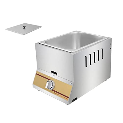 Freidora de gas profesional, freidora profunda de acero inoxidable de alta capacidad y pala de cesta para máquina freidora de cocina familiar de encim