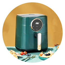 JUEMISSA Freidora de Aire freidora eléctrica de Cocina doméstica freidora eléctrica sin Aceite Horno Totalmente automático Integrado electrodomésticos precio