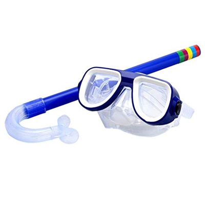 QHYXT Juego de esnórquel para niños, máscara de recreación para niños, Juego de esnórquel, Juego de Gafas de esnórquel de Buceo de Silicona para niños