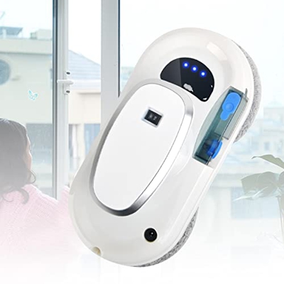 Samnuerly Robot Limpiador de Ventanas automático eléctrico, Seguro y Duradero, Conveniente aspiradora automática, máquina de Limpieza de Vidrio, Super