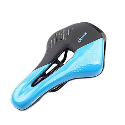 Sparrow Angel sillín de Bicicleta de montaña Cojín de Asiento para Bicicletas MTB Saddle Ampresamente Espesamiento Hueco Transpirable Cómodo Sillín de
