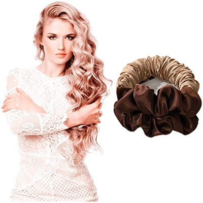 Rizador Pelo Sin Calor, Cinta para Rizar Sin Calor para Dormir Heatless Hair Curlers Para Mujeres con Cabello Medio y Largo