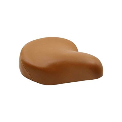 Sparrow Angel sillín de Bicicleta de montaña Amplia Suave sillín cómodo Asiento de la Bicicleta del Cuero de la Vendimia de la Bicicleta Saddle Pad (C