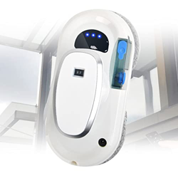 Samnuerly Robot Aspirador de Vidrio de Ventana Inteligente, Robot de Limpieza Inteligente automático para Techo de Ventanas Altas de Mesa, Ventana Seg en oferta