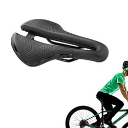 Cowslip 2 unidades de sillín de bicicleta – Cojines antideslizantes de diseño de pozos – Sillín de ventilación hueca para hombre y mujer, accesorios d características