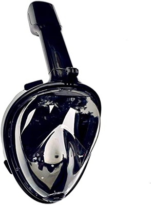 QHYXT Buceo Snorkel Scuba Snorkel Natación Conjunto de Tubo de esnórquel seco Buceo Antiniebla Equipo de esnórquel Profesional para Adultos y niños (N