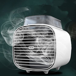 Aire Acondicionado portátil - Mini Ventilador de refrigeración de Aire, humidificador de Ventilador de Vapor evaporativo Personal súper silencioso con en oferta