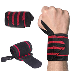 Teegxddy 2 PCS Muñequeras para levantamiento de pesas, entrenamiento de fitness, correas de gimnasia, soporte de lazo para el pulgar,accesorios hombre precio
