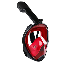 QHYXT Conjunto de esnórquel, Máscara de esnórquel Completa, Máscara Facial, Respirador de Buceo, Gafas de esnórquel, Máscaras de respiración, Seguro,  en oferta