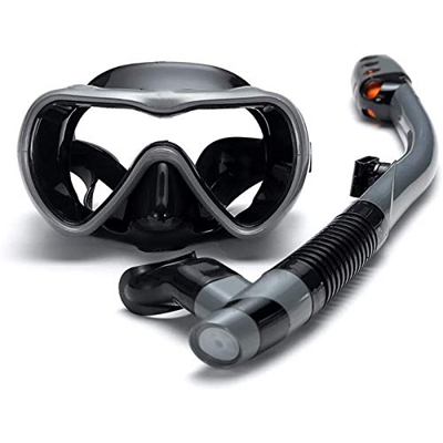 Samnuerly Máscara de Buceo Marco Grande Buceo Respiración Completa Máscara de natación antivaho Máscara de Snorkel de Cara Completa