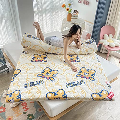 KKCD Colchón Plegable De Algodón Japonés Shiki Futon para Dormir, Colchón De Suelo De Tatami, Colchoneta De Suelo De Tatami Portátil para Dormir, Colc