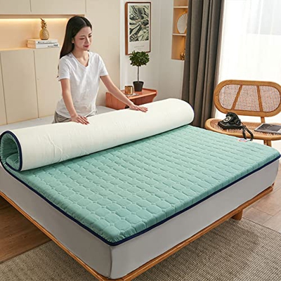 KKCD Colchón De Futón De Algodón Colchón De Dormitorio Individual Doble Colchón De Tatami 4 Cm Grosor Colchoneta De Dormir Portátil Shiki Futon Colchó